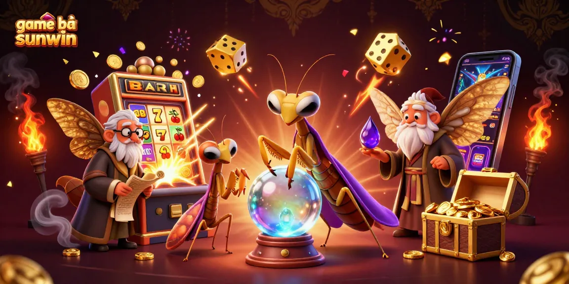 Experience thrilling gameplay with game bài sunwin as characters unveil a magical casino scene.