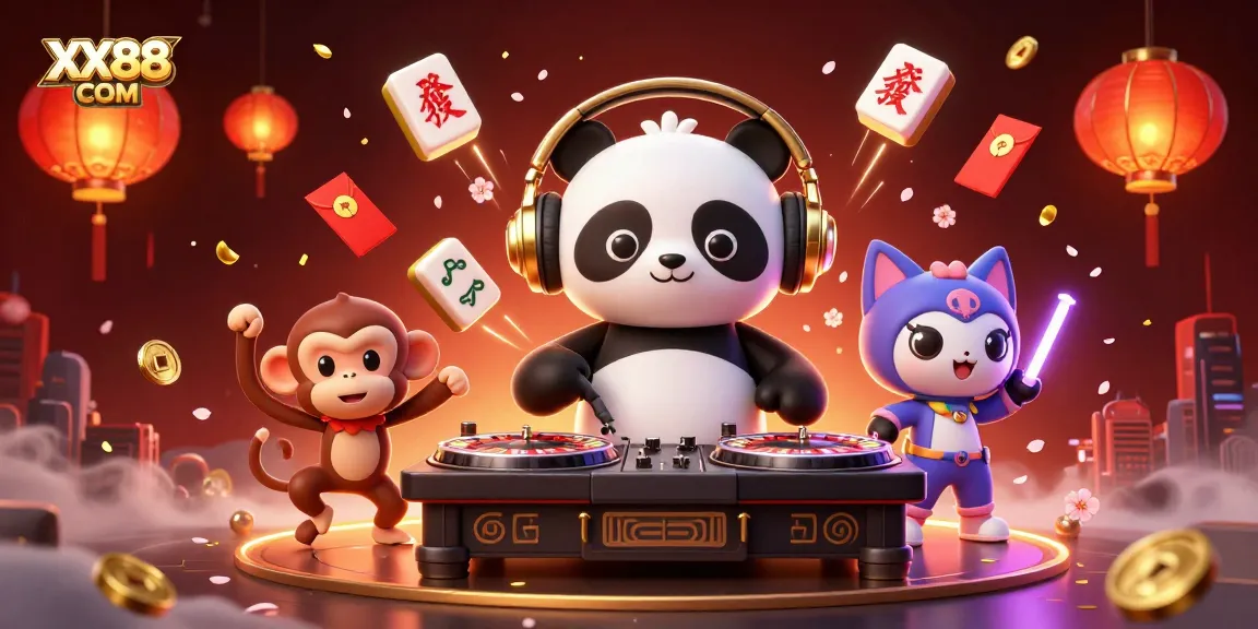 Experience the thrilling moments at XX88 COM with vibrant characters and dynamic gaming elements.