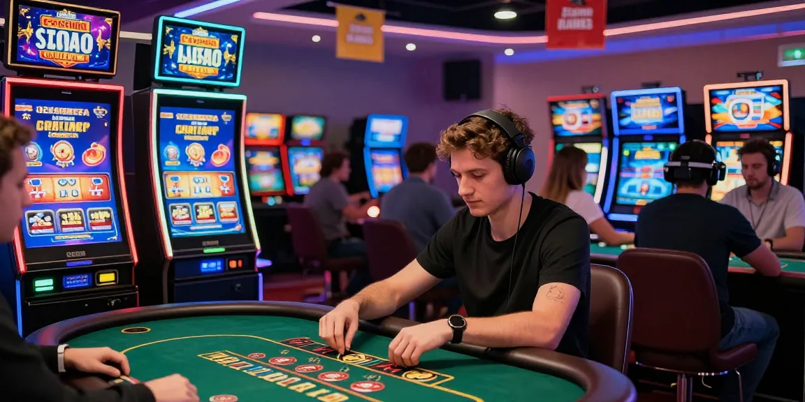 Giocatori che si divertono con emozionanti giochi sulla piattaforma online dei casino italiani non AAMS, caratterizzata da vibranti slot machine e dealer dal vivo.