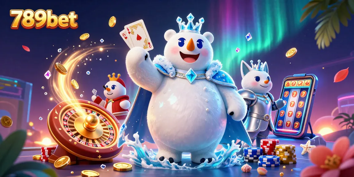 Play exciting casino games at 789bet with vibrant characters and dynamic elements in a captivating scene.
