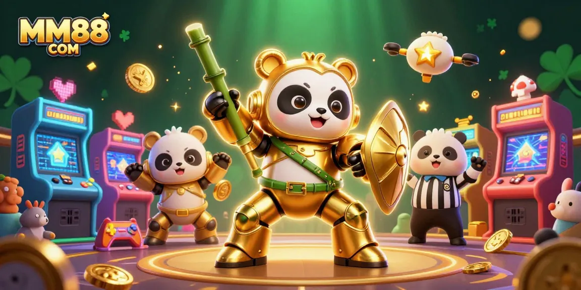 Experience thrilling gameplay with MM88 COM in this vibrant casino scene full of action.