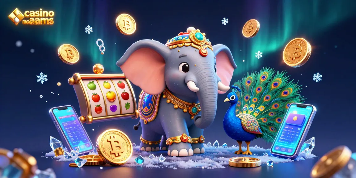 Spin delle slot in una scena vibrante di casinò non AAMS con monete di Bitcoin ed Ethereum brillanti.